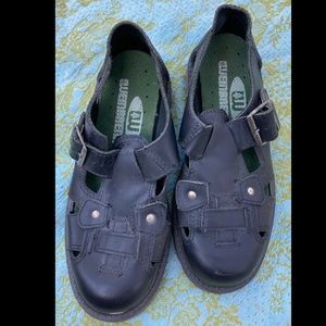 VTG 90s Weinbrenner Womens Black Chunky Shoes